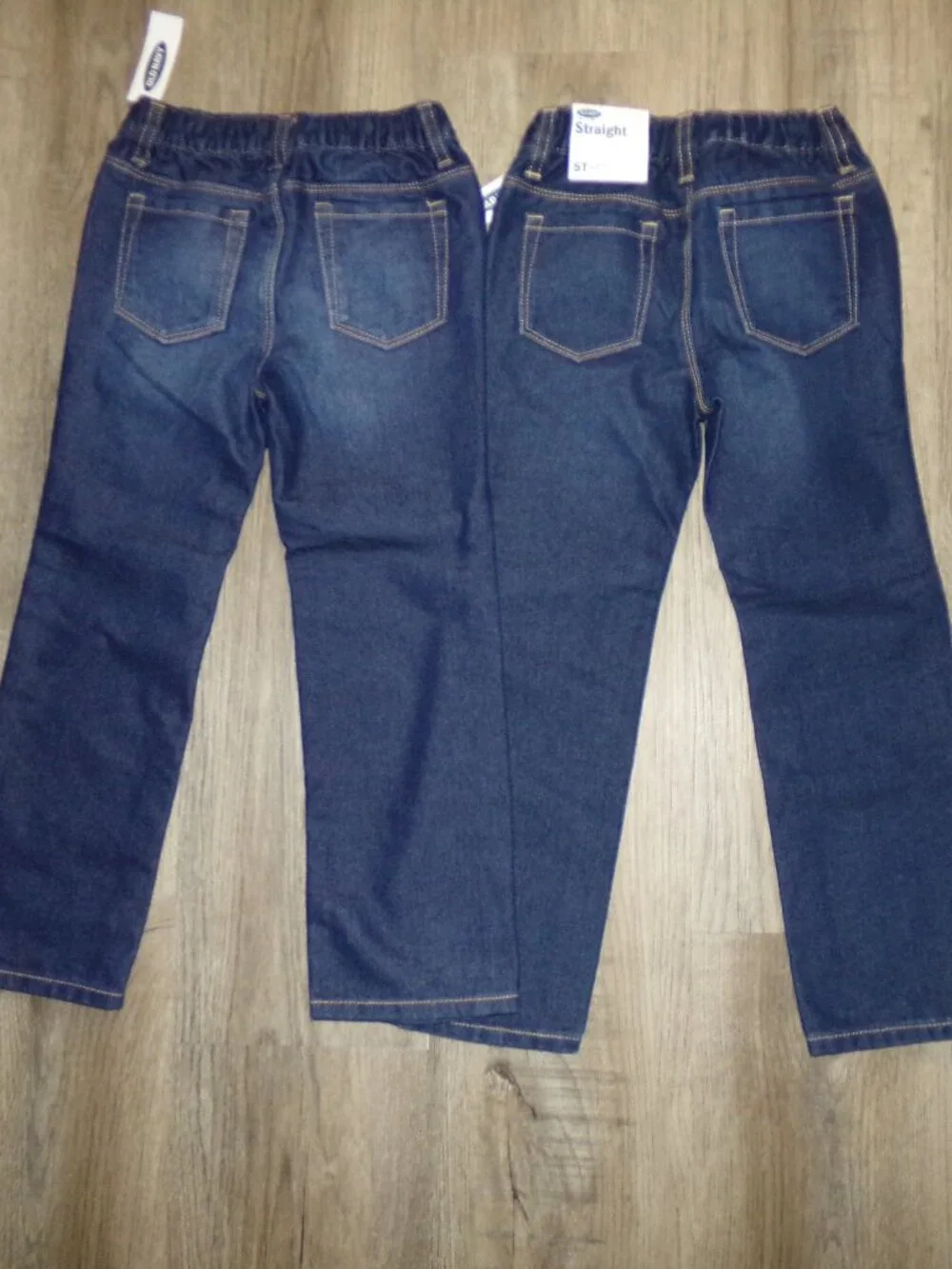 lot kids Old Navy pull on straight jeans sz 5t